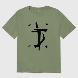 Мужская футболка оверсайз DOOM Slayer