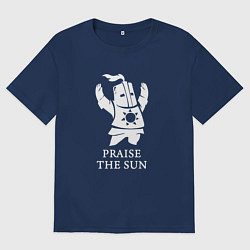 Футболка оверсайз мужская Praise the Sun, цвет: тёмно-синий