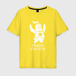 Футболка оверсайз мужская Praise the Sun, цвет: желтый