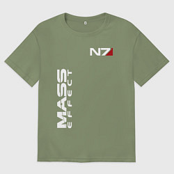 Мужская футболка оверсайз MASS EFFECT N7