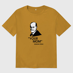 Мужская футболка оверсайз Your Mom