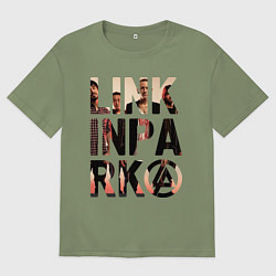 Мужская футболка оверсайз Linkin Park