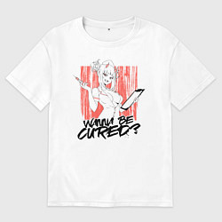 Футболка оверсайз мужская Boku no Hero Academia Toga, цвет: белый