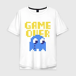 Мужская футболка оверсайз Pac-Man: Game over