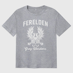 Мужская футболка оверсайз Dragon Age