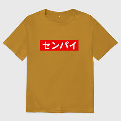 Мужская футболка оверсайз SENPAI