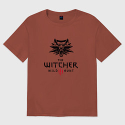 Футболка оверсайз мужская THE WITCHER 3:WILD HUNT, цвет: кирпичный