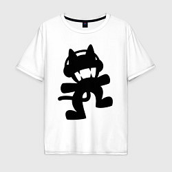 Футболка оверсайз мужская MONSTERCAT, цвет: белый