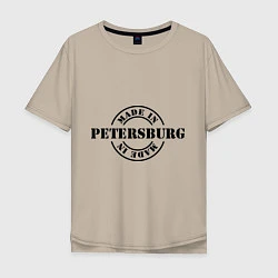 Мужская футболка оверсайз Made in Petersburg