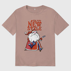 Мужская футболка оверсайз New Year - new style!