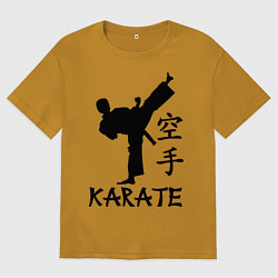 Мужская футболка оверсайз Karate craftsmanship