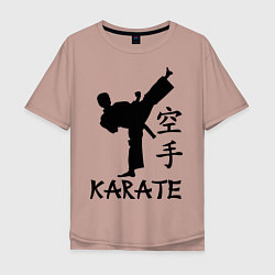 Мужская футболка оверсайз Karate craftsmanship