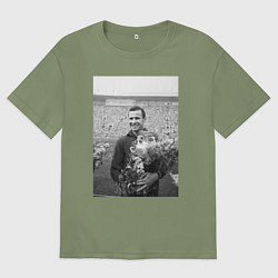 Мужская футболка оверсайз Великий Лев Яшин