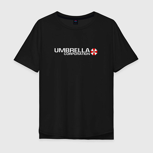 Мужская футболка оверсайз UMBRELLA CORP / Черный – фото 1