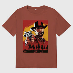 Мужская футболка оверсайз Red dead redemption 2