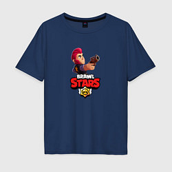 Мужская футболка оверсайз BRAWL STARS:ВОРОН