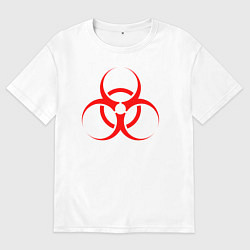 Мужская футболка оверсайз BIOHAZARD