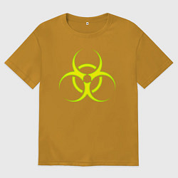 Мужская футболка оверсайз BIOHAZARD