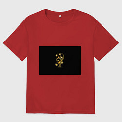 Мужская футболка оверсайз Коты на дереве