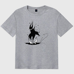 Футболка оверсайз мужская Hollow Knight, цвет: меланж