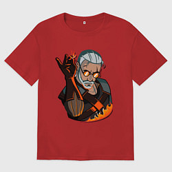 Мужская футболка оверсайз Ведьмак