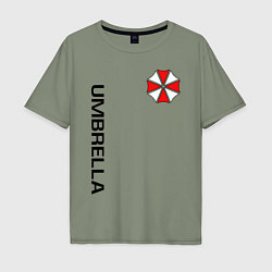 Футболка оверсайз мужская UMBRELLA CORP, цвет: авокадо