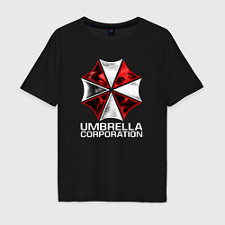 Футболка оверсайз мужская UMBRELLA CORP, цвет: черный