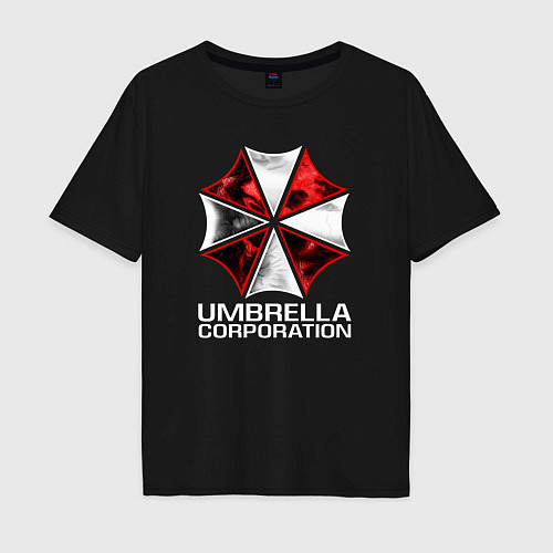 Мужская футболка оверсайз UMBRELLA CORP / Черный – фото 1