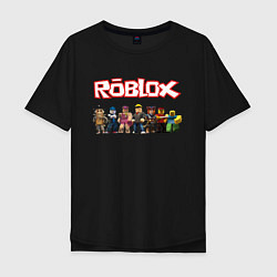 Футболка оверсайз мужская ROBLOX, цвет: черный