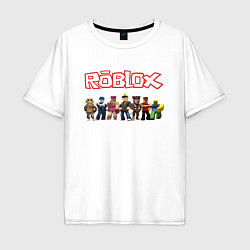 Футболка оверсайз мужская ROBLOX, цвет: белый