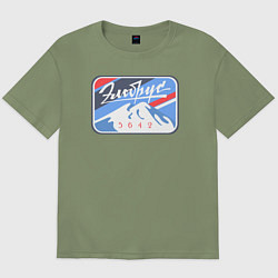 Футболка оверсайз мужская Эльбрус 5642, цвет: авокадо