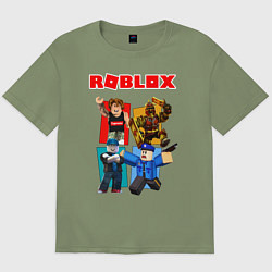 Футболка оверсайз мужская ROBLOX, цвет: авокадо