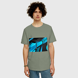 Футболка оверсайз мужская Mercedes-Benz, цвет: авокадо — фото 2