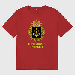 Мужская футболка оверсайз Северный флот ВМФ России
