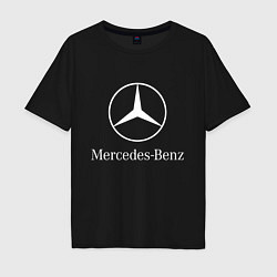 Футболка оверсайз мужская MERCEDES, цвет: черный