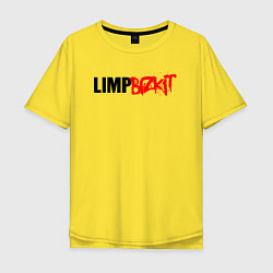 Футболка оверсайз мужская LIMP BIZKIT, цвет: желтый