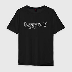 Футболка оверсайз мужская Evanescence, цвет: черный