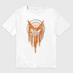 Футболка оверсайз мужская Capitol The Division 2, цвет: белый