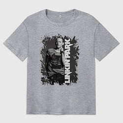 Футболка оверсайз мужская LINKIN PARK, цвет: меланж