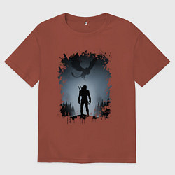 Мужская футболка оверсайз ВЕДЬМАК