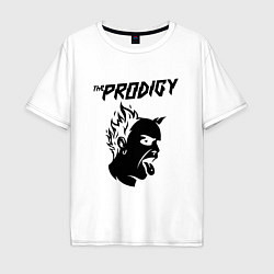 Футболка оверсайз мужская THE PRODIGY, цвет: белый