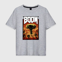 Мужская футболка оверсайз DOOM BOOM