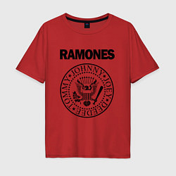 Мужская футболка оверсайз RAMONES