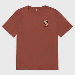 Мужская футболка оверсайз PORSCHE