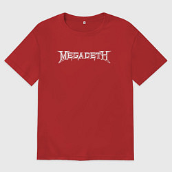 Мужская футболка оверсайз Megadeth
