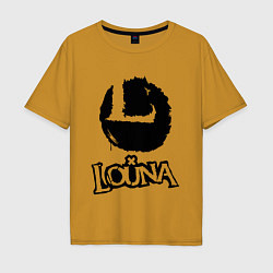 Футболка оверсайз мужская Louna, цвет: горчичный