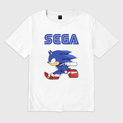 Футболка оверсайз мужская SEGA, цвет: белый