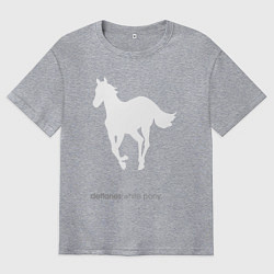 Мужская футболка оверсайз White Pony