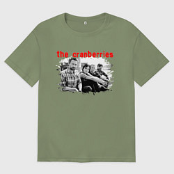Футболка оверсайз мужская The Cranberries, цвет: авокадо