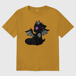 Мужская футболка оверсайз Эндар дракон